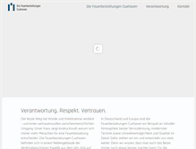 Tablet Screenshot of fbcuxhaven.de